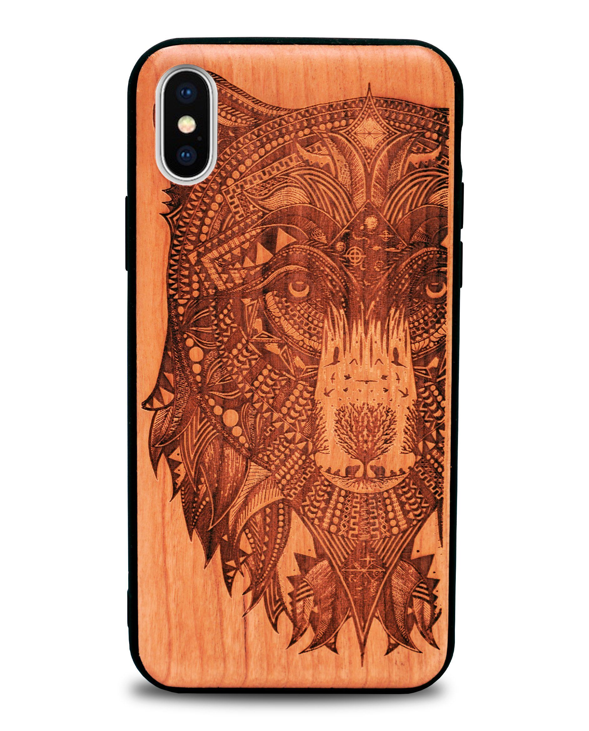 Wooden Phone Case Black Bear Sale