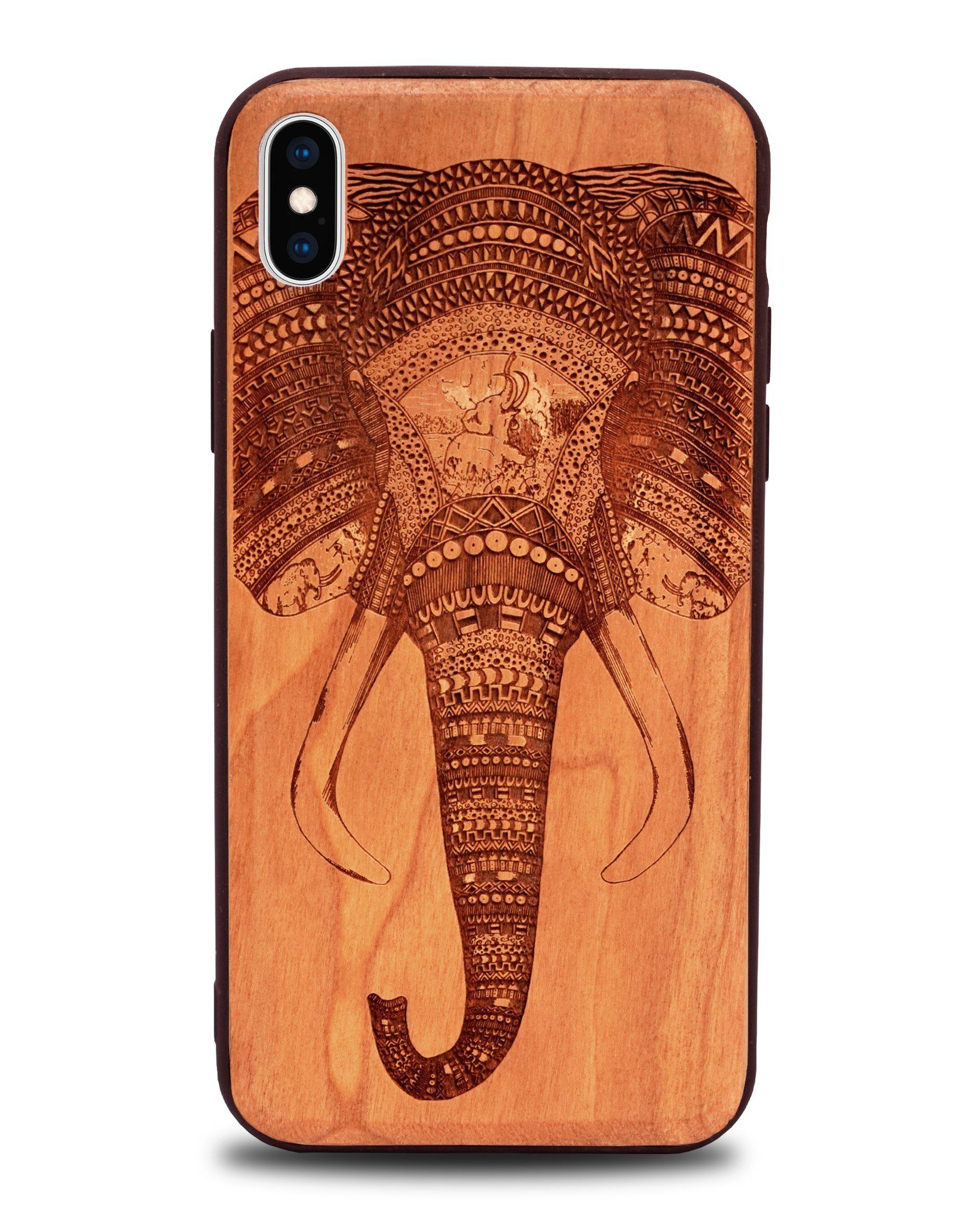 Wooden Phone Cases An Elephant Never Forgets Phone Case Illustrate