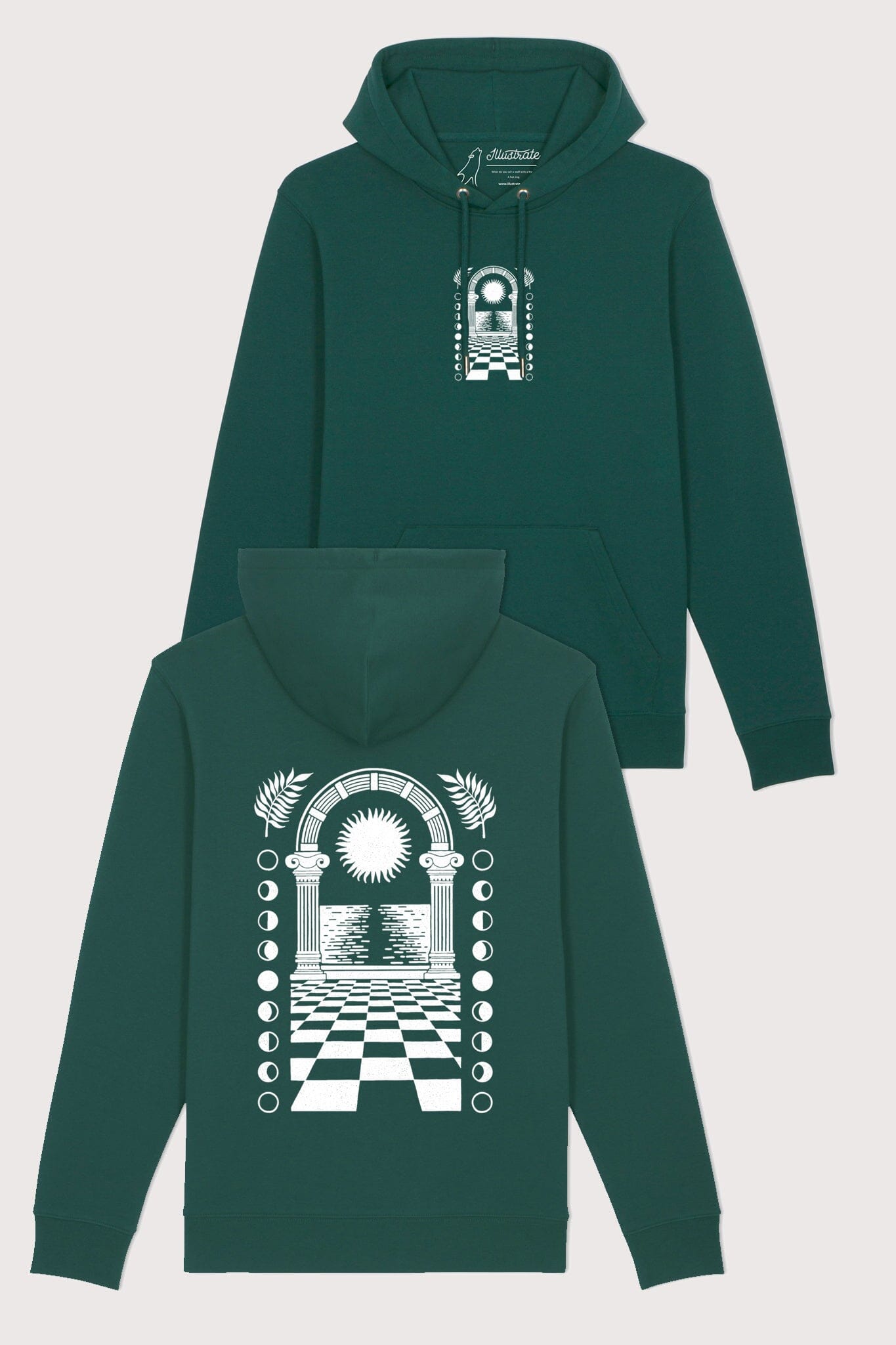 Mens green clearance hoodie uk