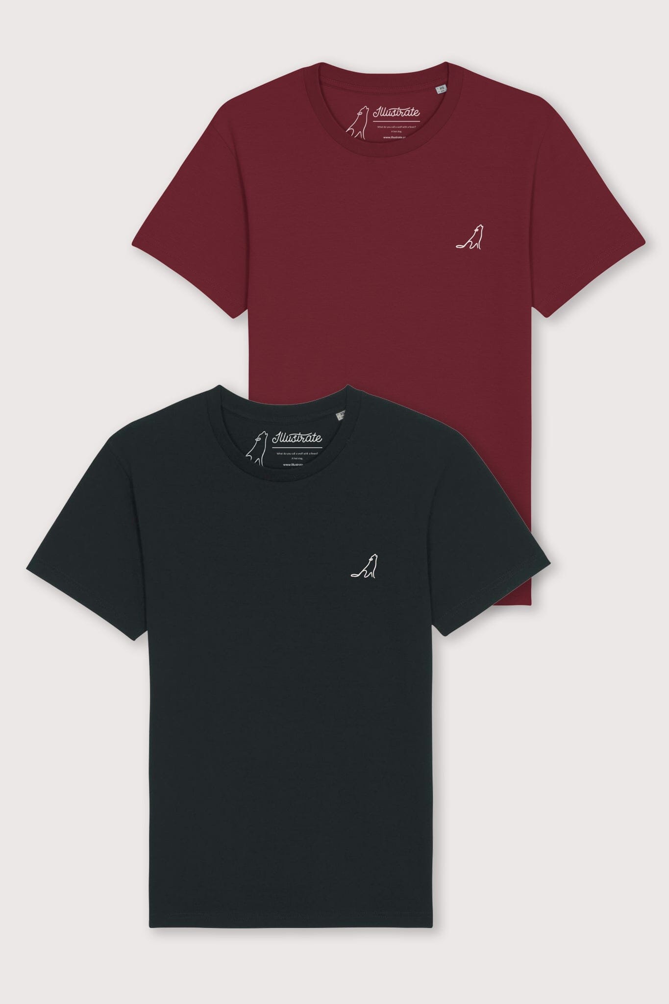 Men's T-shirt Combo | One Line Wolf