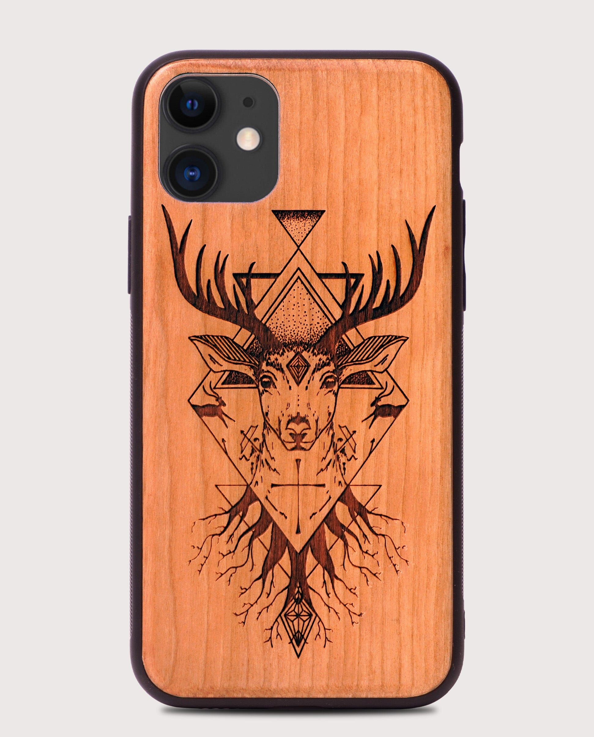Wooden Phone Case | Minimalistic Stag