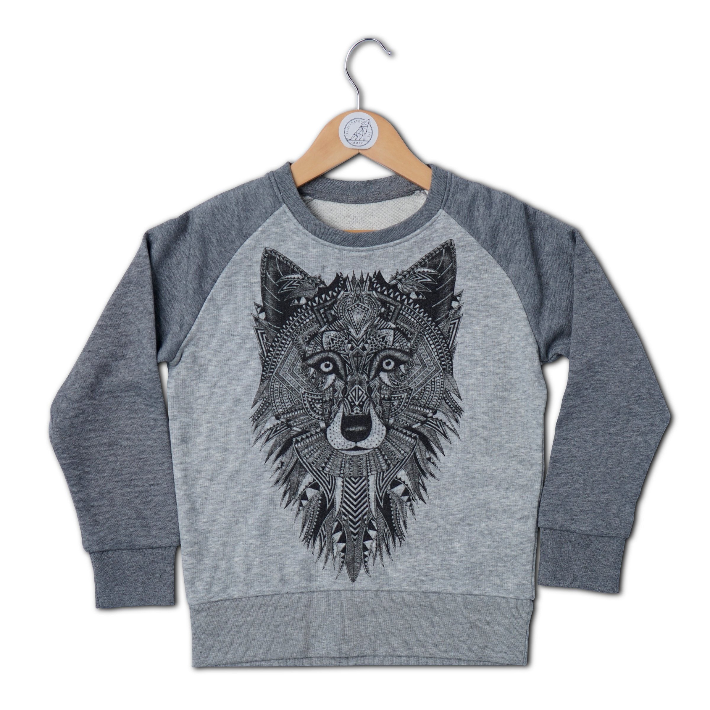 Kids hot sale wolf sweatshirt