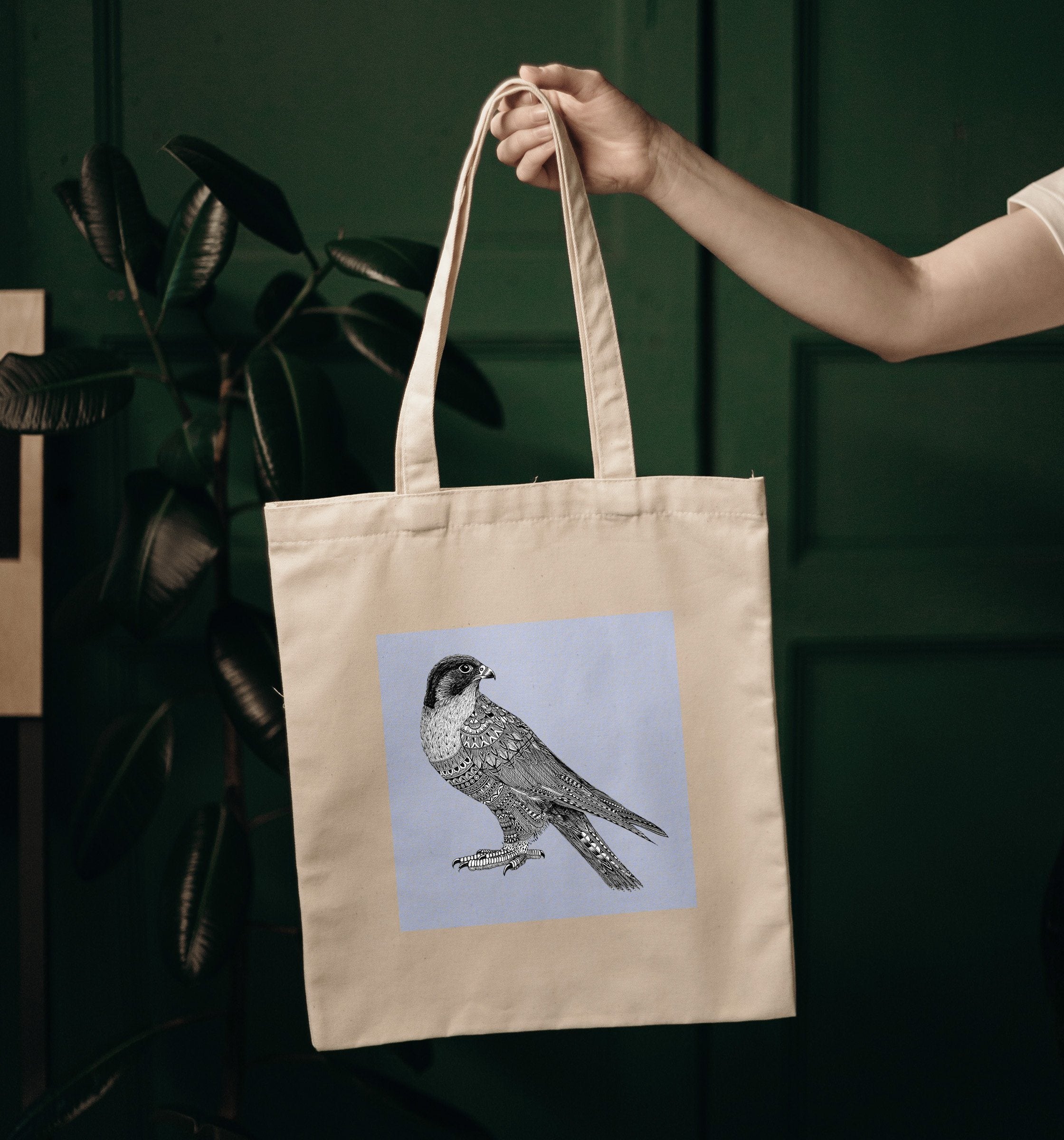 Peregrine Falcon Tote Bag